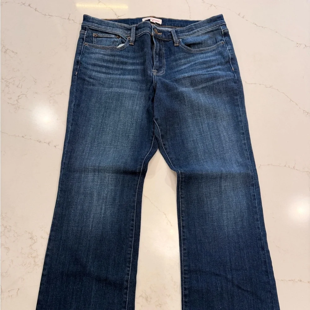 NWT Lucky Brand Flare Jeans Women’s 14 32 Dark Wash Mid Rise Stretch Denim